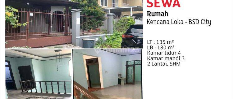 Rumah Di Bsd Lama Kencana Loka 1