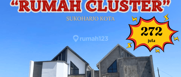 Rumah 250 Juta Di Sukoharjo Kota, Rumah Cluster 1