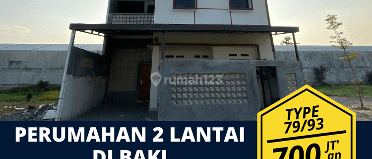 Rumah 2 Lantai Lokasi Strategis Langsung Jalan Raya Baki 1