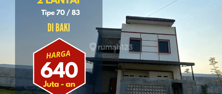 Rumah 2 Lantai di Sukoharjo  1