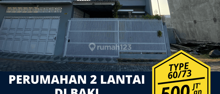 Rumah Murah 500 Jutaan 2 Lantai di Baki 1