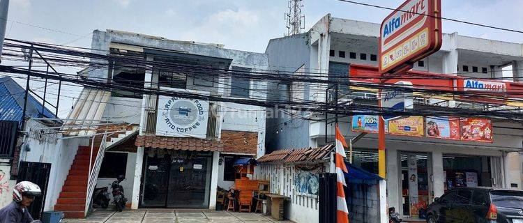 RUKO 1 LANTAI SAMPING JALAN COCOK UNTUK USAHA DI KRAMAT JATI 1