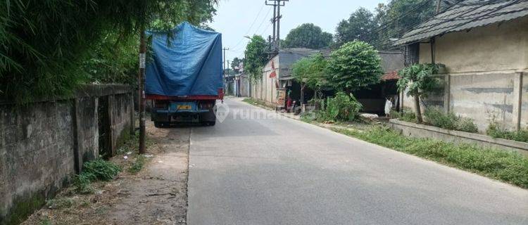 Tanah darat murah,strategis siap bangun cocok untuk pabrik,gudang,pool truck,alat alat berat di jalan pangkalan 4,Bantar gebang,Bekasi  1