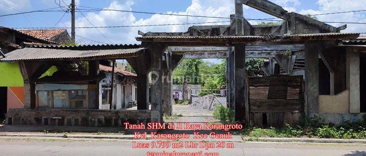 Tanah Dijual Murah SHM Hak Milik Pribadi di Jl Raya Karangroto Kec Genuk Semarang Timur 1