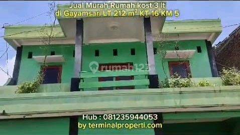 Rumah Kost Dijual Murah SHM Hak Milik Bagus 3 Lt di Gayamsari Semarang Timur 1