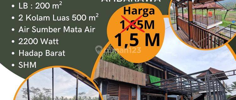 Dijual Cepat Bu Resto Pemancingan Banyubiru Ambahrawa Semarang  1