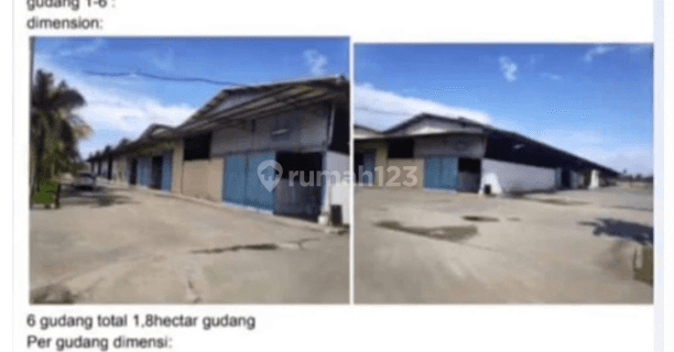 Dijual Gudang LT 50.000M², LB 12.712M², Kemiri, Kab Tangerang 1