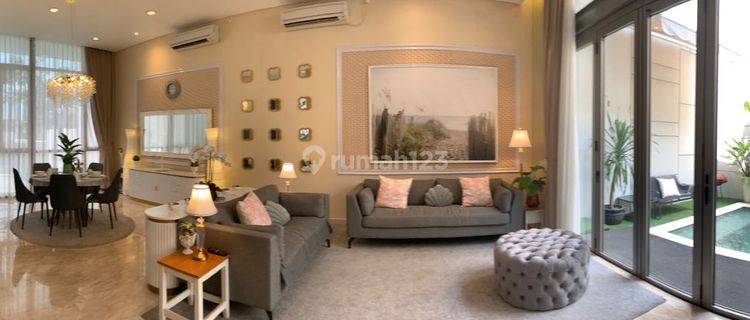 Disewa Rumah Pik Pantai Indah Kapuk Chopin Uk 200M2 Full Marmer Private Pool ,CLUSTER Golf Jakut  1