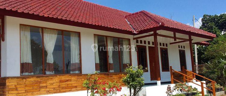 Dijual Villa + Tanah Luas di Kaki Gunung Puntang Cimaung Bandung 1