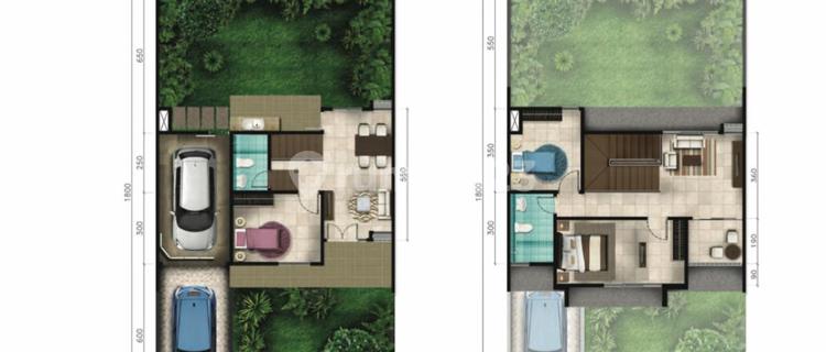 Rumah 2 Lantai Bagus SHM di Summarecon Bandung, Bandung 1