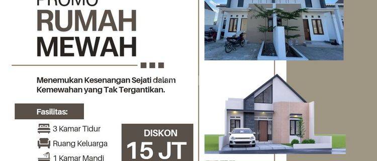 3KT RUMAH MURAH DEKAT PORSEK BAKI SUKOHARJO ARAH PAKUWON MALL SOLOBARU 1