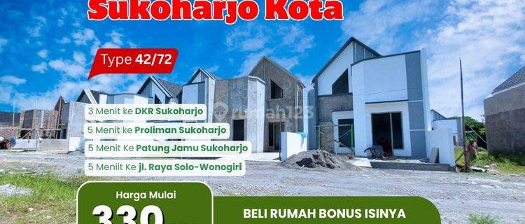 rumah scandinavia mezzanine dekat jl. solo-wonogiri 1
