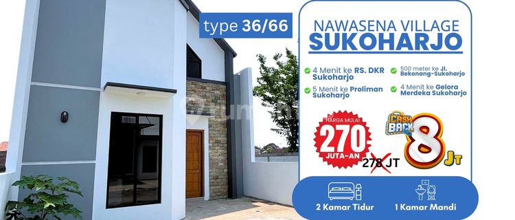 CLUSTER HOUSING IN NAWASENA VILLAGE SUKOHARJO 1