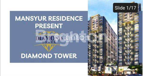 HANYA 3 JT AN, APARTMENT FURNISHED MANSYUR RESIDENCE TOWER DIAMOND 1