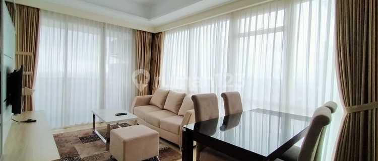 For rent Menteng Park, 2 bedrooms, 64sqm, fully furnished, good condition. 1