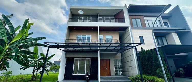 RUMAH BARU 3 LANTAI ALAM SUTERA JUAL CEPAT SEMI FURNISHED 1