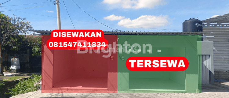 RUKO TERMURAH SANGAT COCOK UNTUK USAHA KEKINIAN DI DENPASAR (KIRI) 1