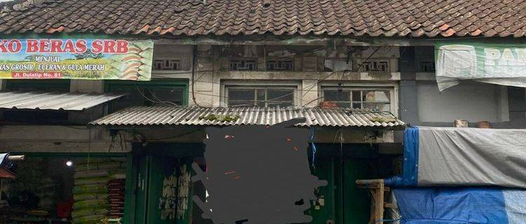 Dijual toko 1 lantai di Jalan dulatip SHM 1