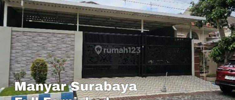 Jual Rumah bagus furnished Manyar Surabaya timur dkt kertajaya 1