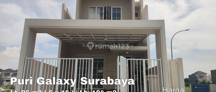 Rumah Puri Galaxy Surabaya timur samping Araya Manyar klampis 1