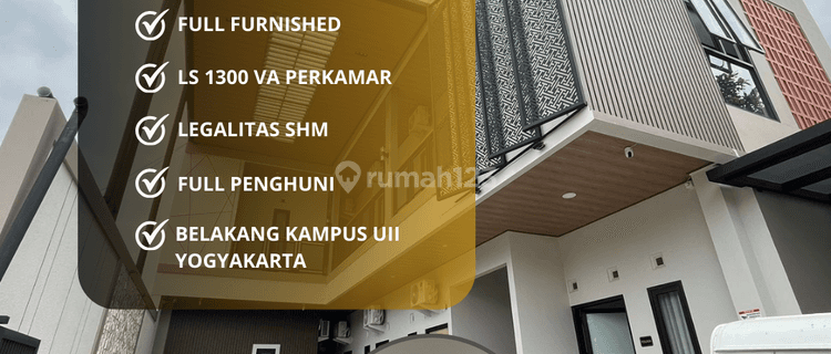 Dijual Kost Exclusive Berada di Belakang Kampus Uii Yogyakarta 1