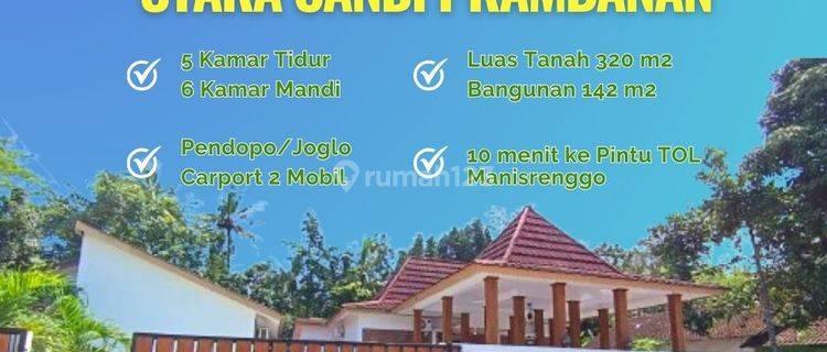 Rumah Joglo Mewah Full Furnished Dekat Pintu Tol Manisrenggo 1