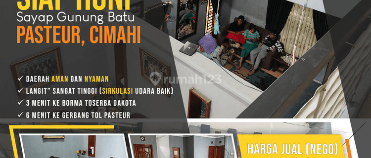 Rumah 2 Lantai Siap Huni Sayap Gunungbatu, Pasteur, Cimahi 1