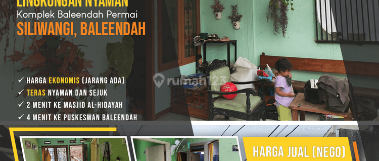 Rumah Ekonomis Lingkungan Nyaman Komplek Baleendah Permai 1