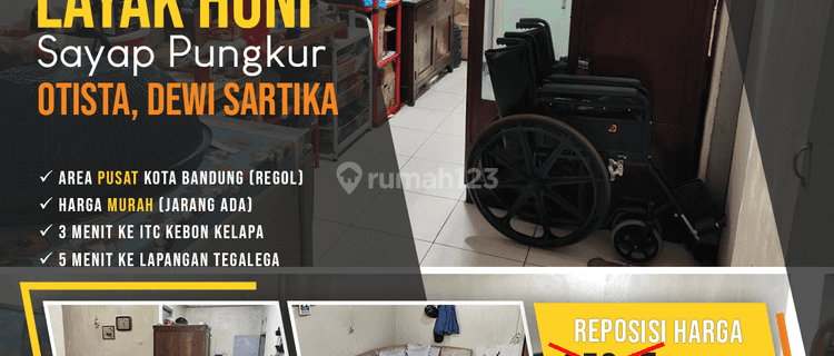 Rumah Ekonomis Layak Huni Sayap Pungkur, Otista, Dewi Sartika 1