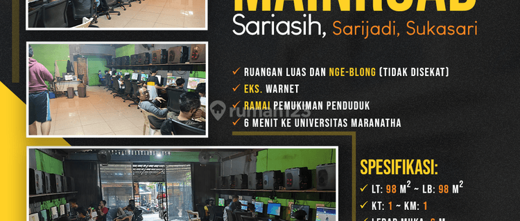 Ruang Usaha Nge Blong Mainroad Sariasih, Sarijadi, Sukasari 1