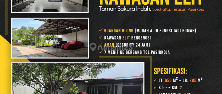 Dijual Gudang Layak Pakai Kawasan Elit Taman Sakura Indah 1