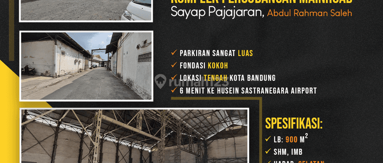 Gudang 900 M Komplek Pergudangan Mainroad Satap Pajajaran, Bandung 1