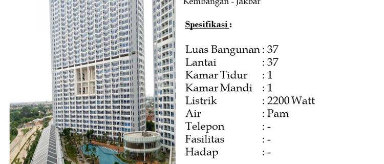 Disewa Cepat Apartemen Puri Mansion Kembangan Jakarta Barat 1