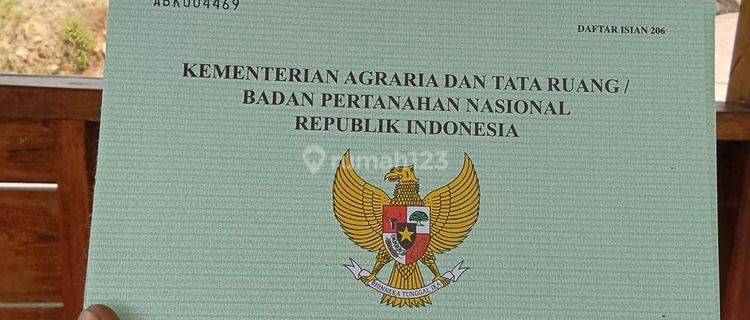 Tanah kavling legalitas SHM tinggal balik nama, di puncak dua 1