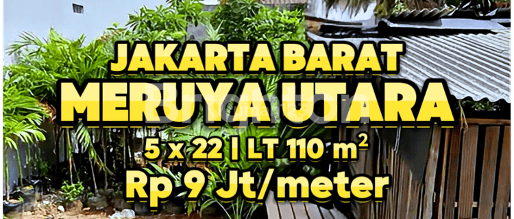 JUAL MURAH TANAH KAVLING 5x22m. Di Kav DKI, Meruya Utara, Jakarta Barat 1