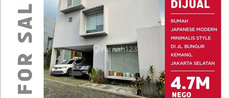 Rumah Japanese Modern Minimalis di Kemang, Jaksel 1