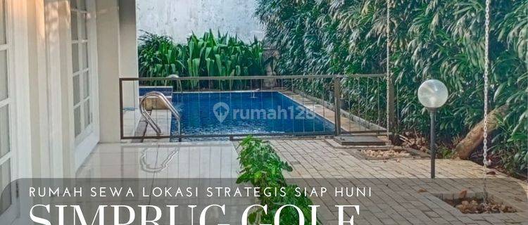 Rumah lokasi strategis siap huni di simprug golf 1