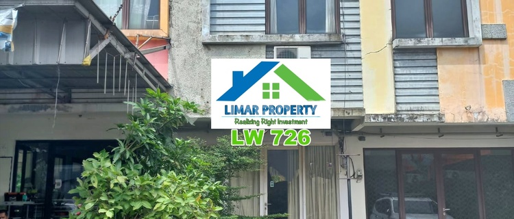 For Rent 2.5 Story Shop House Ready to Occupy, Strategic Location in Legenda Wisata 1