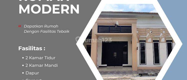 Dijual Rumah Modern 1 Lantai Di Gatsu Hanya 490jt 1