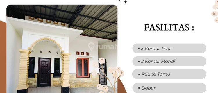 Rumah Cantik Siap Huni 1 Lantai Di Medan Johor 1