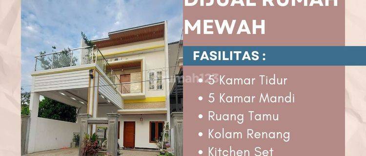 Rumah Mewah 2 Lantai Dan Kolam Renang Pribadi Di Medan Helvetia 1