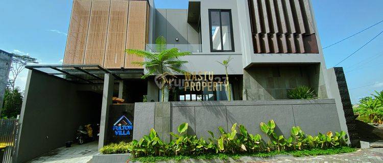 Villa Modern Fully Furnish View Sawah Dan Gunung Merapi 1