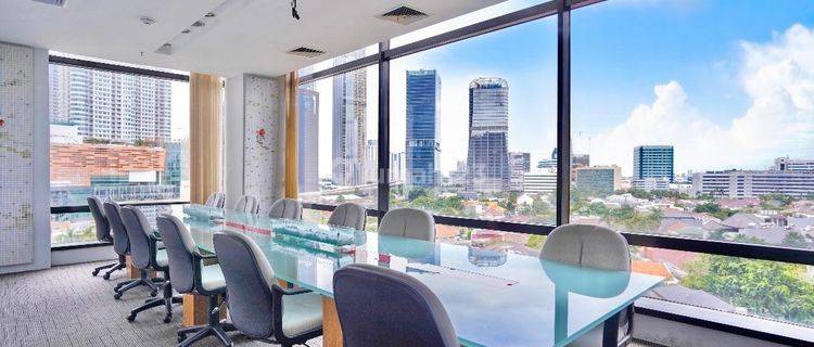 Sewa Kantor 277 M2 Full Furnish di Plaza Mutiara Mega Kuningan, Nego 1