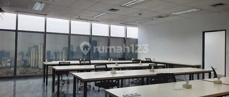 Sewa Kantor 212 m2 di RDTX Square Kuningan Kondisi Semi Furnish, Nego 1