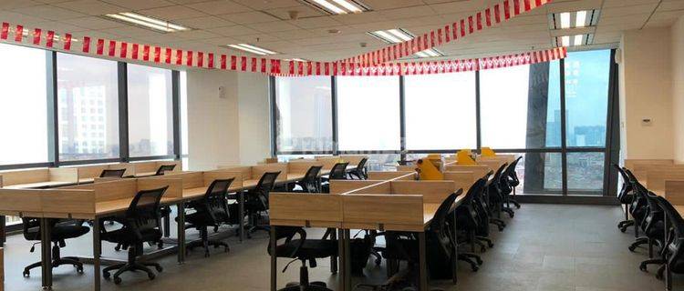 Sewa Kantor 229 m2 Siap Huni di Pakuwon Tower Kota Kasablanka, Nego 1