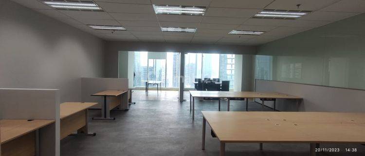 Sewa Kantor Semi Furnish 136 M2 di Menara Btpn Mega Kuningan, Nego 1