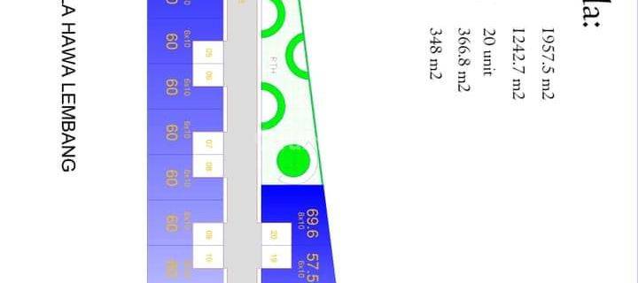 Kavling Luas 60m2 SHM di Komplek Cluster Lembang 1