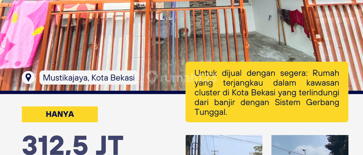 Rumah Bagus Unfurnished SHM di Kota Bekasi 1