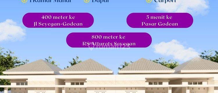 Rumah Limasan Modern Lokais Strategis di Jl Godean seyegan 1