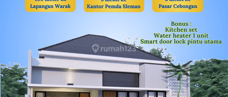 Rumah Cluster di Green Armina 400 Meter Ke Jl Purbaya Mlati 1